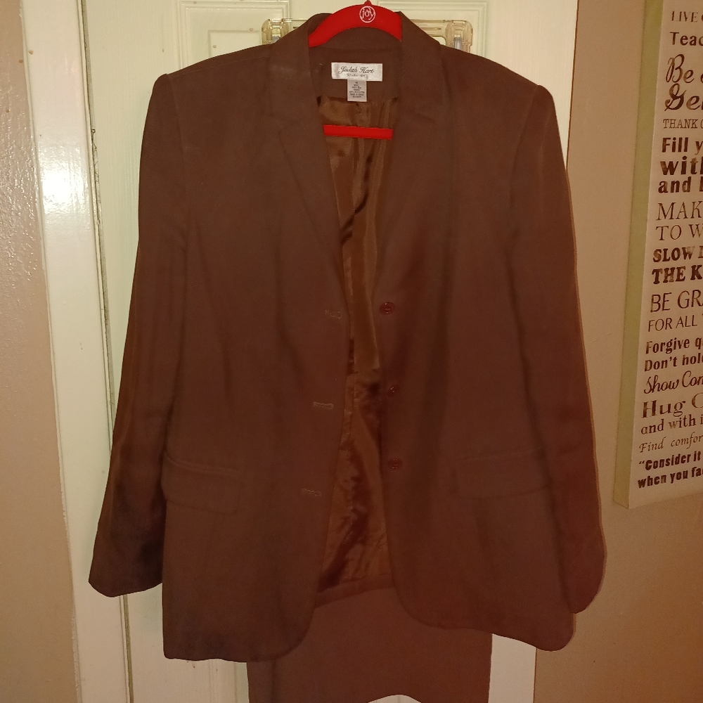 Judith Hart Brown Suit